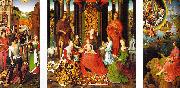 Hans Memling Triptych of St.John the Baptist and St.John the Evangelist oil painting